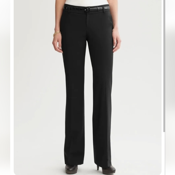 Banana Republic Martin Fit Bootcut Pants in Black - Size 10 Short - Like New! - Picture 1 of 3